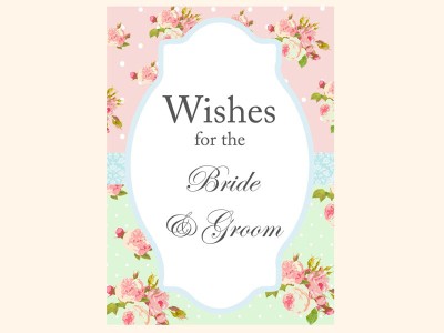 wishes-for-bride-and-groom-sign-mint-pink-shabby-chic-bridal-shower-games-pack-printables-vintage-rose-antique-rose