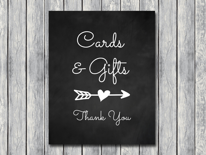Chalkboard Wedding Signage Magical Printable