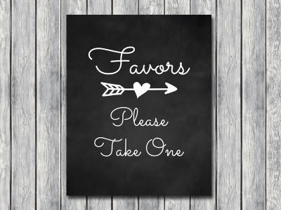 chalkboard-wedding-signage-favors-please-take-one