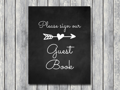 chalkboard-wedding-signage-guestbook
