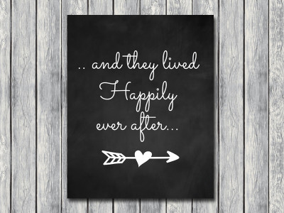 chalkboard-wedding-signage-happily-ever-after