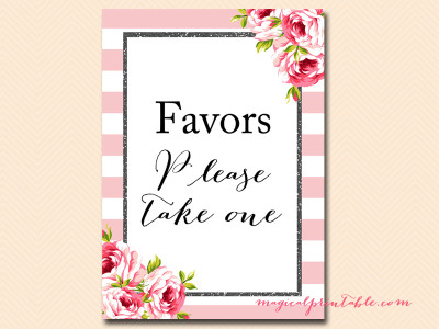 sign- favors
