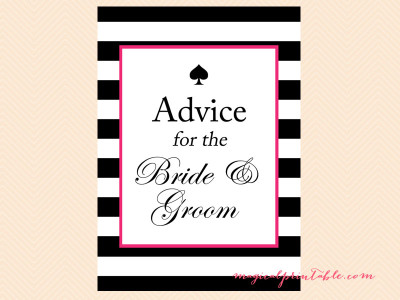 advice-for-the-bride-and-groom-sign