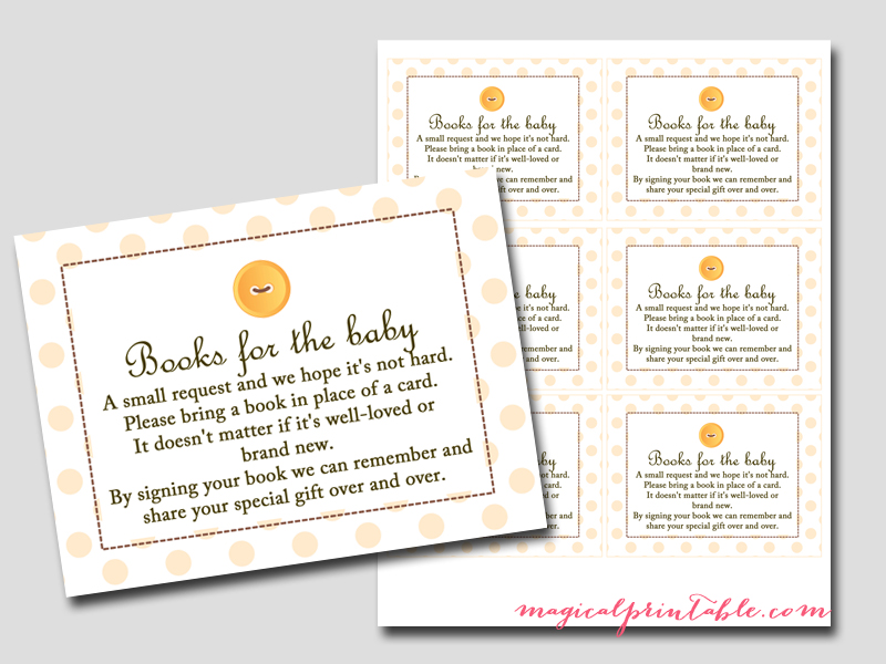 Cute as a Button Baby Shower Games - Magical Printable