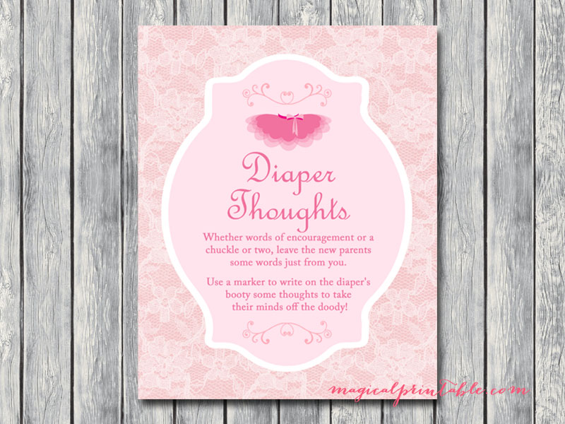 Tutu, Ballerina Baby Shower Game - Magical Printable