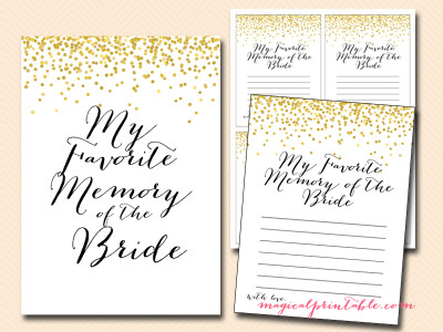 favorite-memory-of-bride-cards