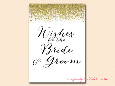 wishes-for-the-bride-groom-sign
