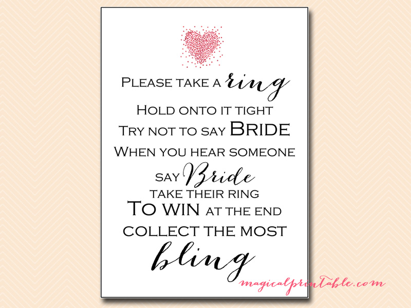 Love is in the Air Bridal Shower Game Pack - Magical Printable