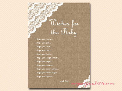wishes for the baby cards