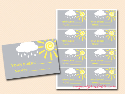 guess-how-many-candies You are my Sunshine Baby Shower Game Pack