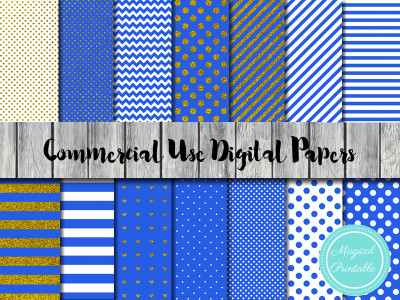 royal blue digital paper, prince digital papers