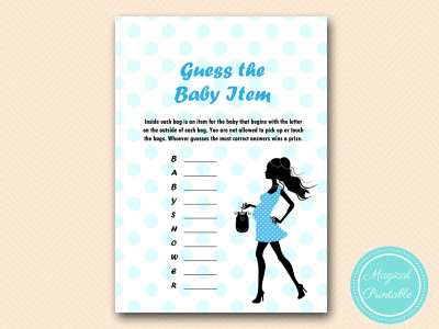 guess-the-baby-item boy baby shower game