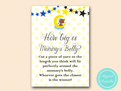 how-big-is-mommys-belly twinkle twinkle little star baby shower, gender reveal