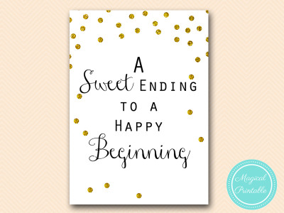sign-sweet-ending-to-happy-beginning wedding