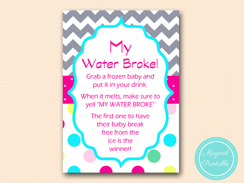 Sugar and Spice Baby Shower Games - Magical Printable