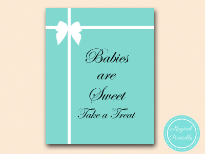 babies are sweet take a treat sign-tiffany-baby-shower