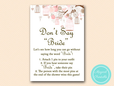 dont-say-bride game