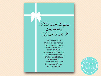 how-well-do-you-know-bride Tiffany Bridal Shower Games Pack