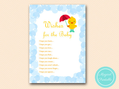 wishes for baby card baby shower