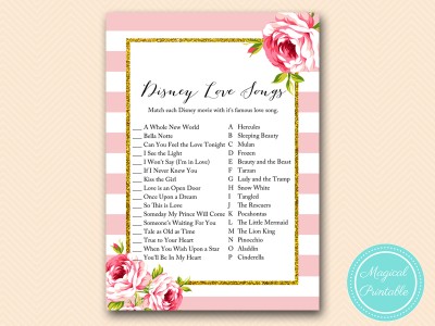 BS11-disney-love-songs-pink-floral-bridal-shower-games