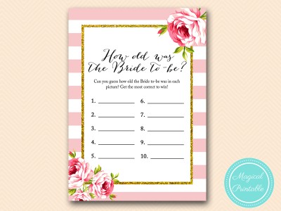 BS11-how-old-was-bride-to-be-pink-floral-bridal-shower-games