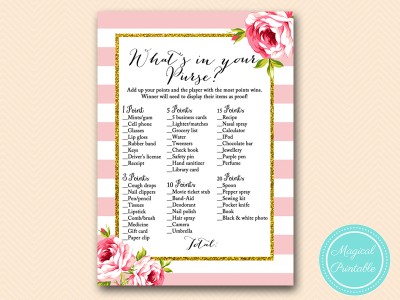 BS11-whats-in-your-purse-pink-floral-bridal-shower-games