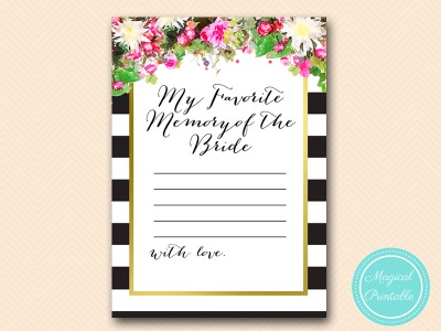 BS176-favorite-memory-of-bride-sign-pink-floral-bridal-shower-games