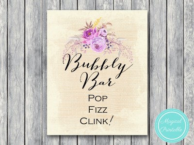 sign-bubbly-bar-pop-clink-bohemian, boho-signage