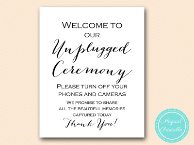 sign-unplugged-ceremony--memories-shared-sn38-8x10 wedding sign