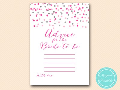 BS179-advice-for-bride-Pink-silver-confetti-bridal-shower-games