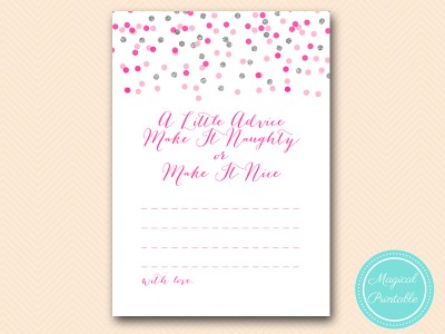 BS179-advice-naughty-or-nice-Pink-silver-confetti-bridal-shower-games