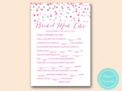 BS179-mad-libs-advice-vows-version-Pink-silver-confetti-bridal-shower-games