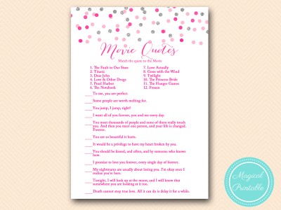BS179-movie-quote-game-VERSION2-Pink-silver-confetti-bridal-shower-games