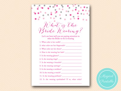 BS179-whats-the-bride-wearing-silver-pink-bridal-shower-games-printable