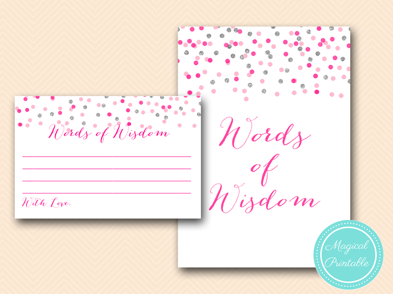 Pink And Silver Bridal Shower Game Printable Magical Printable pink-and-silver-bridal-shower-game-printable-magical-printable