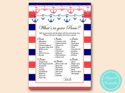 BS180-whats-in-your-purse-navy-coral-bridal-shower-games-nautical-beach