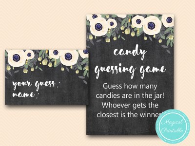 BS200-candy-guessing-game-sign-outdoor-chalkboard-bridal-shower-games