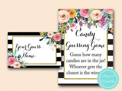 BS402-candy-guessing-game-jar-FLORAL-GOLD-BRIDAL-SHOWER-GAME