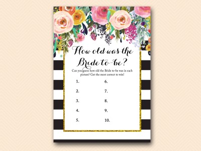 BS402-how-old-was-bride-to-be-FLORAL-GOLD-BRIDAL-SHOWER-GAME