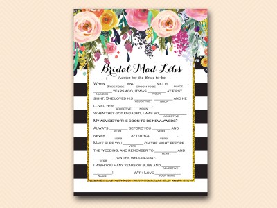 BS402-mad-libs-bridal-advice-FLORAL-GOLD-BRIDAL-SHOWER-GAME