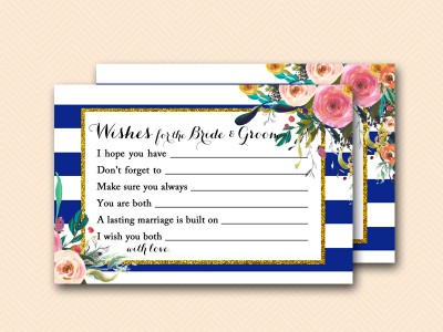 BS404-wishes-for-bride-and-groom-navy-blue-bridal-shower
