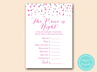 TLC179-price-is-right-Pink-silver-confetti-baby-shower-games