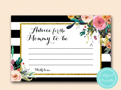 TLC402-advice-for-mommy-to-FLORAL-GOLD-BABY-SHOWER-GAME