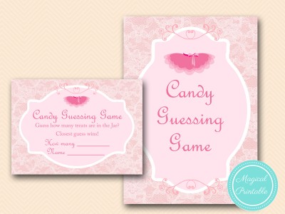 ballerina shower baby game tutu printable