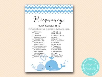 how sweet it is candy game baby shower blue whale tlc118