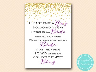 BS84-dont-say-bride-ring-purple bridal shower games