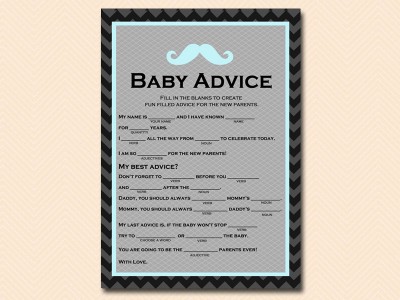 baby-advice mustache baby shower mad libs tlc65