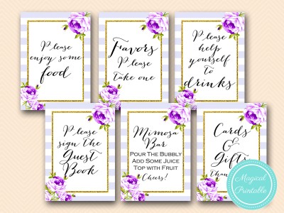 purple-lavender-bridal-shower-signs-wedding-baby-shower-florals-chic-bs411