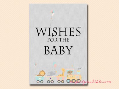 wishes for the baby sign