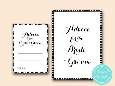 BS04-advice-for-bride-and-groom-sign-stylish-bridal-shower-game